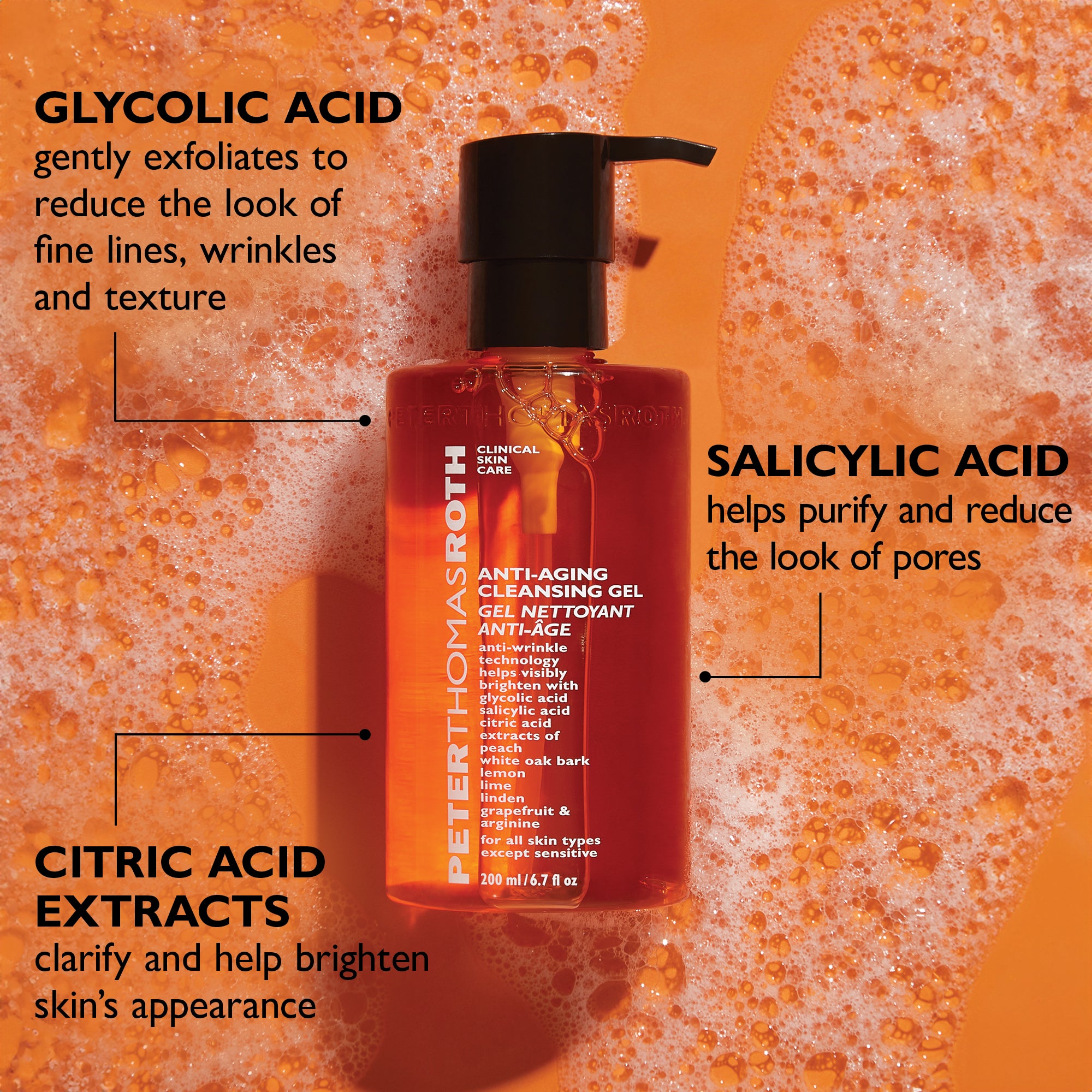 Anti-Aging Cleansing Gel | 200ml - Image 3