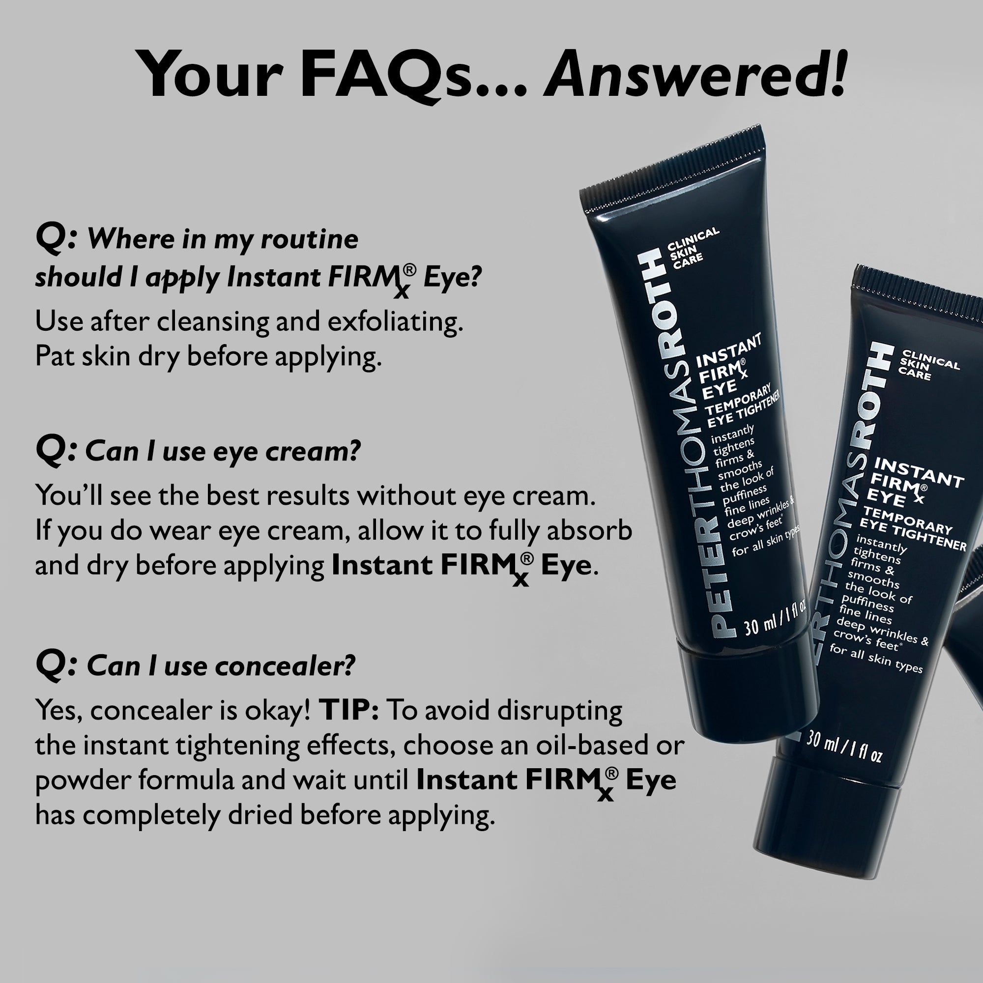 Instant FIRMx Eye Temporary Eye Tightener | 30 ml / 1.0 fl oz - Image 10