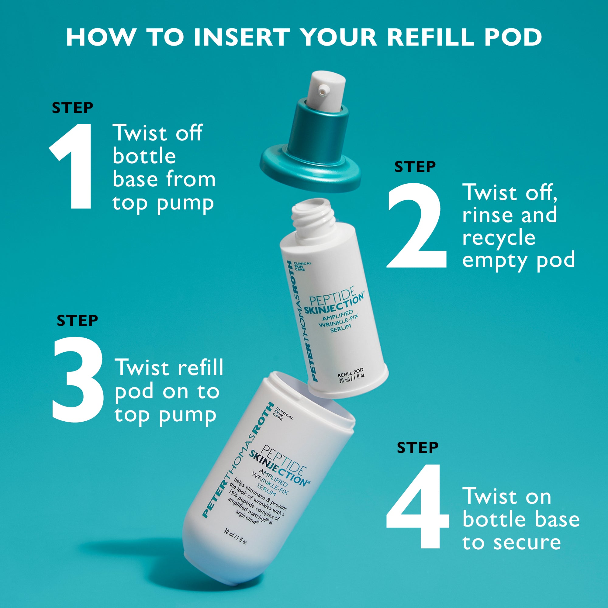 Peptide Skinjection Amplified Wrinkle-Fix Serum - Refill Pod|Refill Pod (30 ml / 1 fl oz) - Image 2