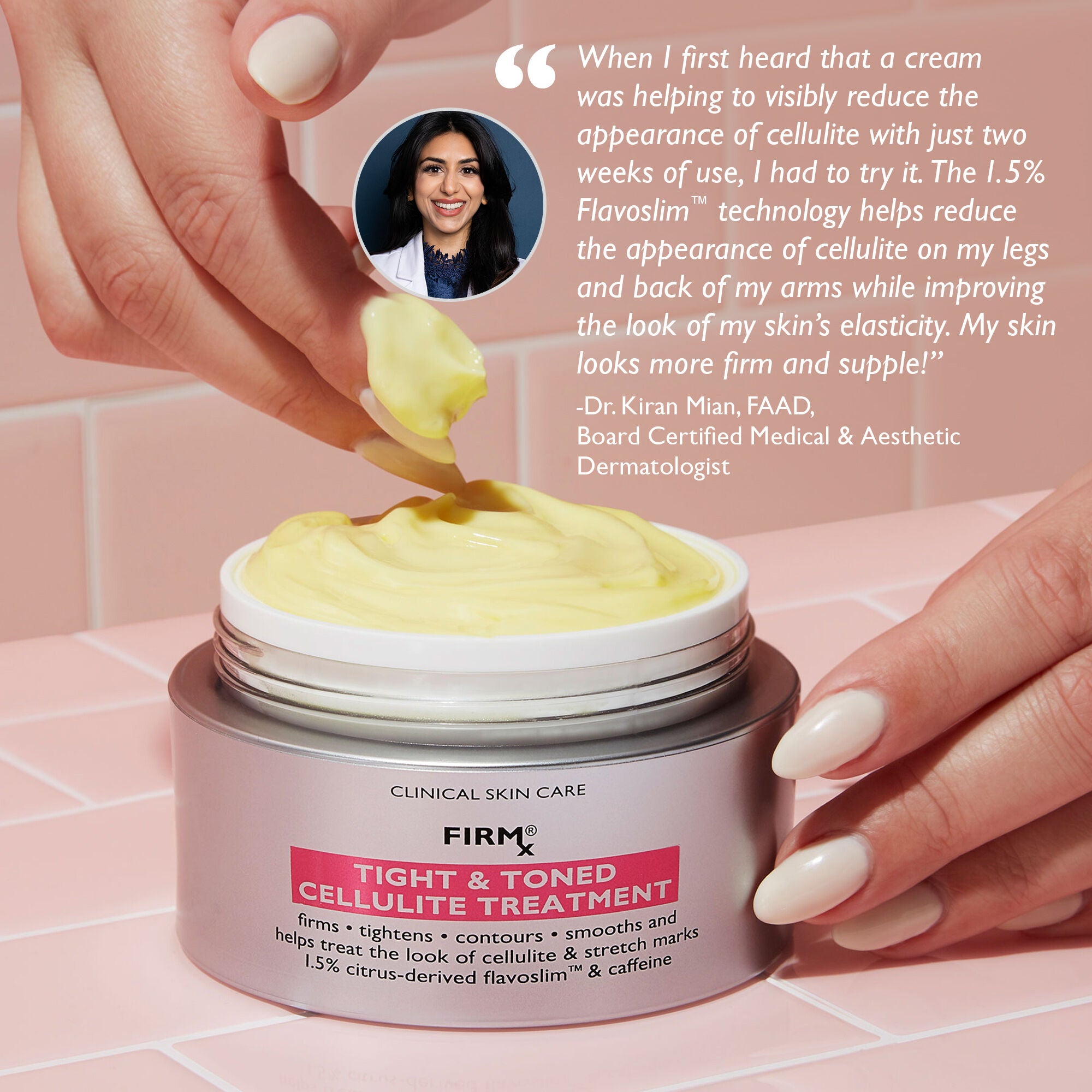 FIRMx Tight & Toned Cellulite Cream|100 ml / 3.4 fl oz - Image 2